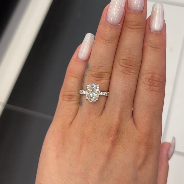 1.01 Round Brilliant Cut Natural Diamond Engagement Ring – Happy Jewelers
