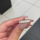 5.5 Ctw Princess-Cut Eternity Band in 18K Gold