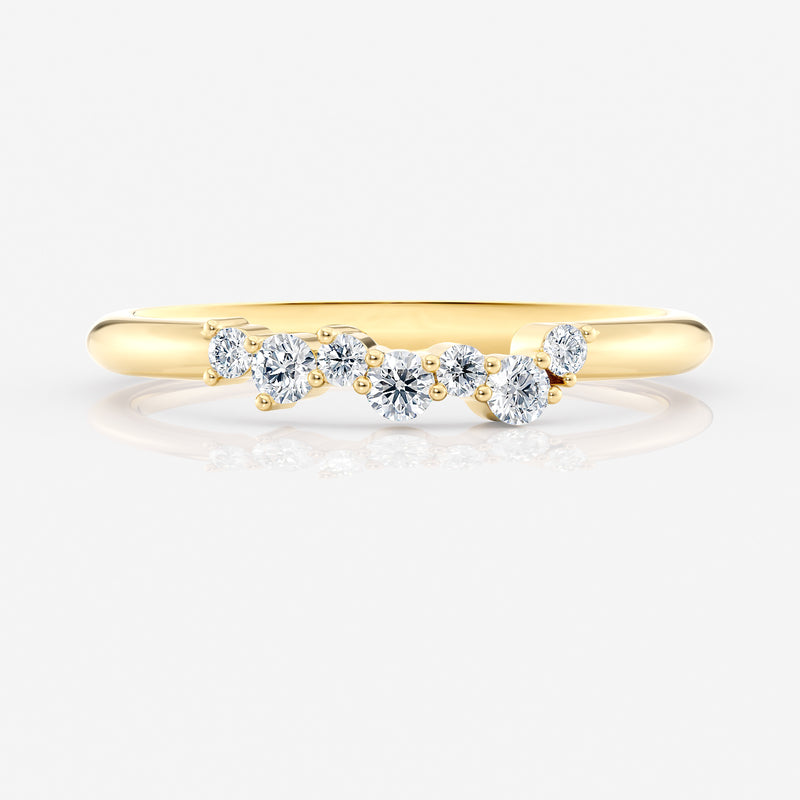 Diamond Cluster Ring in 18K Gold